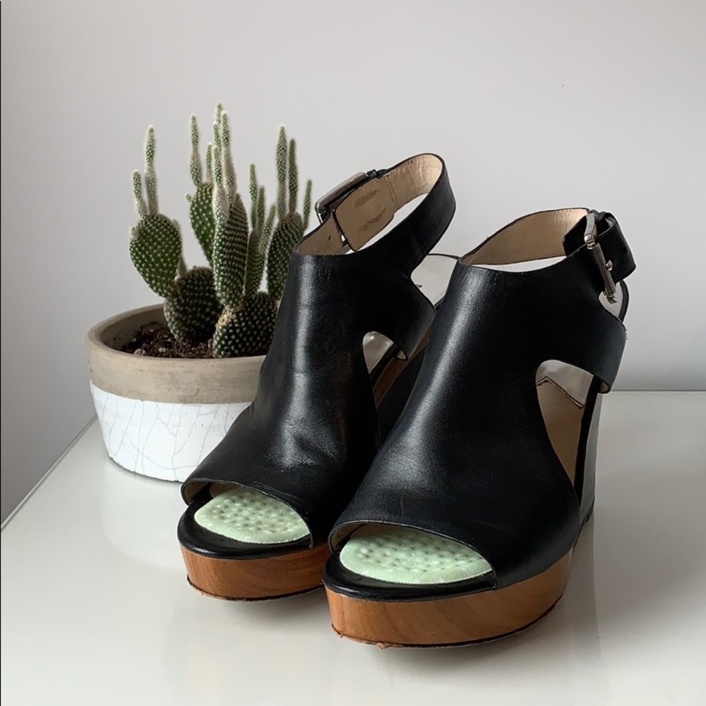 Michael Kors Two-Tone Joséphine Wedges